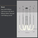 Axyaa Modern Art Chandelier LED Pendant Light for Home Decor