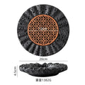 Axyaa Meteorite Ball Plate: Japanese Style Round Tableware Separator for Creative Dining