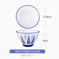 Axyaa 5 Inch Ceramic Rice Porridge Bowl Fruit Salad Breakfast Dim Sum Bowl