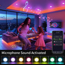 Axyaa 10W Smart Bluetooth Downlight RGBCW Dimmable LED Ceiling Light, App Control
