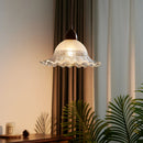 Axyaa Glass Wood LED Pendant Lights - Modern Nordic Style Hanging Lamp