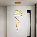 Axyaa LED Pendant Light: Modern Chandeliers for Living Room & Dining Room