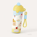 Axyaa Ice Cream Thermal Water Bottle with Straw: 316 Stainless Steel Insulated Cup
