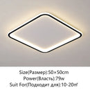 Axyaa Modern Gold/Black Ceiling Lamp for Home Indoor Lighting