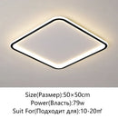 Axyaa Modern Gold/Black LED Ceiling Light for Home Lighting