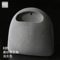 Ceramic Hanging Vase Wall Decoration Flower Pot for Japanese Flower Arrangement by Axyaa