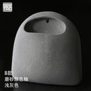 Ceramic Hanging Vase Wall Decoration Flower Pot for Japanese Flower Arrangement by Axyaa