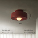 Axyaa Nordic Simon LED Ceiling Light Red Resin Lamp