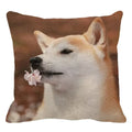 Shiba Inu Cushion Cover by Axyaa: Cute Dog Throw Pillow for Home Decor (45*45cm)