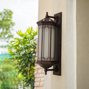 Axyaa Solar Wall Lamp: Contemporary Outdoor Sconce Lights - Waterproof IP65