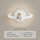 Axyaa Astronaut Star Moon LED Wall Lamps for Children's Room