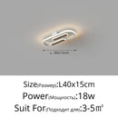 Axyaa LED Ceiling Lights for Bedroom Hallway, Modern Indoor Lighting Fixtures for Living Room