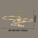 Axyaa LED Chandelier Pendant Light for Modern Dine Room, Indoor Living Room Ceiling Lamp