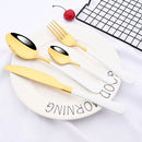 Axyaa 24pc Stainless Steel Dinnerware Cutlery Set in Gift Box