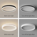 Axyaa Modern LED Ceiling Lights Dimmable Minimalist Living Room Bedroom Lamp Fixtures