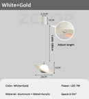 Axyaa Modern LED Chandelier Pendant Light for Bedroom Dining Living Room Decor