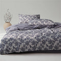 Luxury Egyptian Cotton Floral Duvet Cover Set by Axyaa - Queen King Double Ru Europe Size