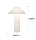 Axyaa Art Deco Standing Paper Floor Lamps for Living Room Bedroom LED Lighting