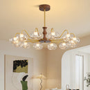 Axyaa Glass Ball Chandelier Pendant Light for Bedroom Living Room Restaurant