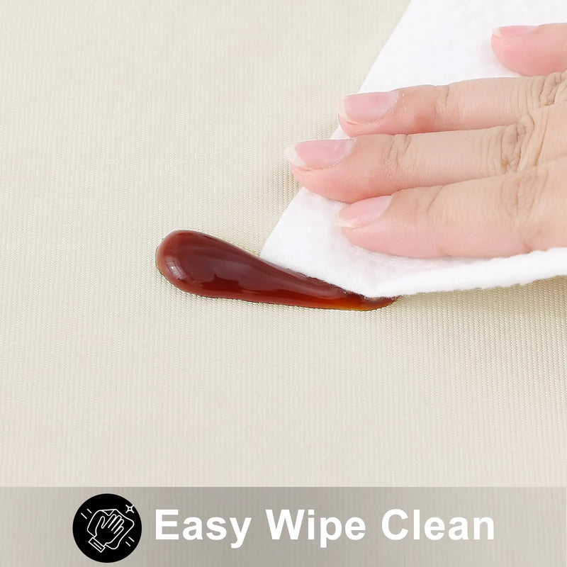Axyaa Waterproof Vinyl Tablecloth: Stylish & Practical Table Cover for Home & Restaurant