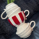 Axyaa Creative Cup Ceramic Vase Ornament Flower Arrangement Artistic Craft