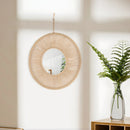 Hemp Rope Mirror Decoration for Living Room by Axyaa