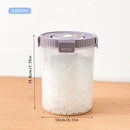 Axyaa Plastic Food Storage Container with Handle and Sealed Lid