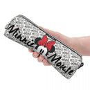 Axyaa Mickey Minnie Pencil Case Pouch for Students - Large Storage Zipper Stationery