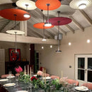 Axyaa Circular Artistic Pendant Light - Nordic Design for Corridor, Restaurant, Bar