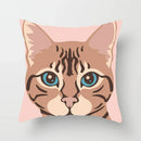 Axyaa Kitty Cat Paw Cushion Cover for Home Sofa 45X45CM