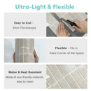 Axyaa 3D Decorative Wall Panels - Self-adhesive Green Tile Stickers for Kitchen, Bathroom