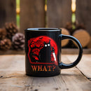 Axyaa Halloween Theme Ceramic Mug 11oz - Horror Castle Ghost Face Pumpkin Bat