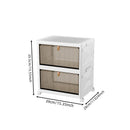 Axyaa White PP Shoe Storage Boxes With Wheels: Organize Shoes in Style