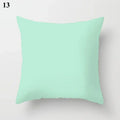 Axyaa Mint Green Blue Geometric Cushion Cover Modern Home Decor
