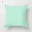 Axyaa Mint Green Blue Geometric Cushion Cover Modern Home Decor