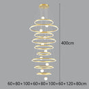 Axyaa Modern Staircase Chandeliers LED Pendant Light Lamps for Living Room