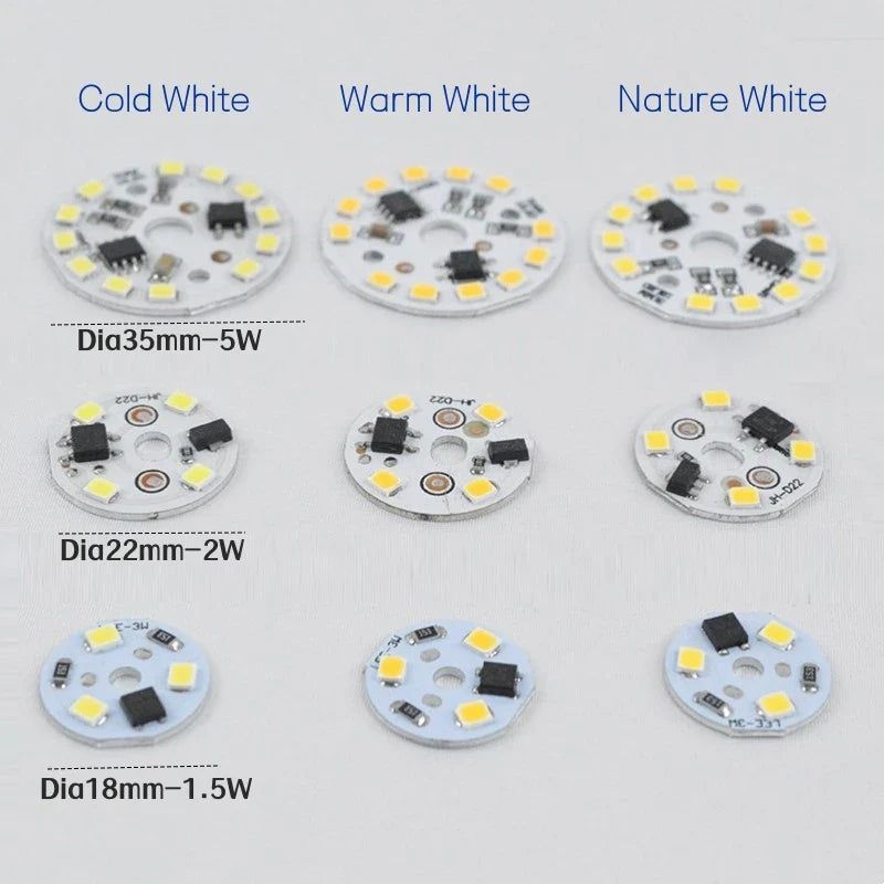 Axyaa AC220V LED Downlight SMD2835 Circuit Board Panel Module spotlight