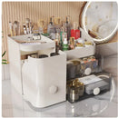 Axyaa Makeup Organizer: Large Capacity Storage Box for Cosmetics and Stationery
