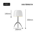 Axyaa Minimalist Glass LED Table Lamp - Nordic Style for Bedside & Living Room