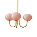 Axya Nordic Pink Chandelier: Simple Artistic Warmth for Bedroom, Children's Room