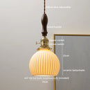 Axyaa Nordic LED Pendant Lights | Modern Ceramic Hanging Lamp for Home Decor