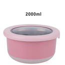 Axyaa Stainless Steel Food Sealing Bowl with Lid - Fresh-keeping Lunch Box