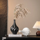 Axyaa Ceramic Threaded Vases for Table Decor & Flower Arrangements