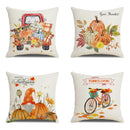 Axyaa Maple Leaf Pillow Case Set for Autumn Harvest Home Decor