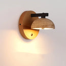 Axyaa Yellow Travertine LED Wall Light - Vintage Industrial Bedroom Lamp