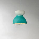 Axyaa LED Chandelier: Red Green Nordic Vintage Dining Room Pendent Light