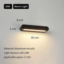 Axyaa Outdoor Modern Minimalist Wall Light for Garden Pathway & Staircase