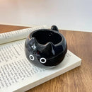 Axyaa Cat Design Ceramic Coffee Cup for Girls - Cute & Creative Water Cup