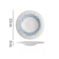 Axyaa Circular Ceramic Plate Set for Molecular Cuisine and Restaurant Tableware