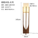 Axyaa Retro Solid Wood Desk Lamp with Energy-saving LED for Living Room